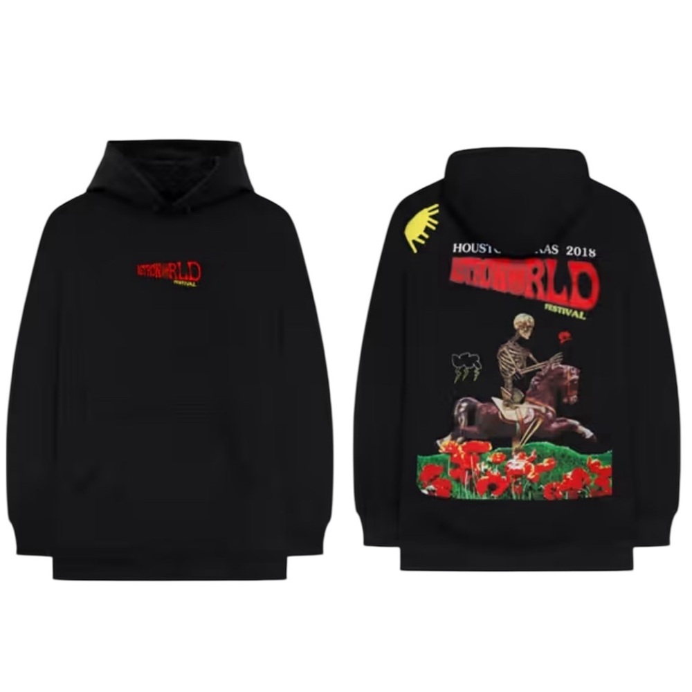 Travis Scott Astroworld Festival Houston Merch Hoodie